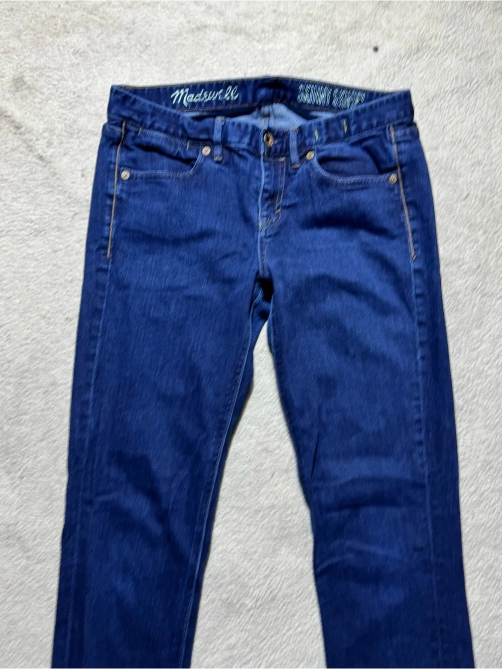 Madewell‎ Jeans Womens 28 Skinny Skinny Blue Denim Cotton Blend Meas 28x30
